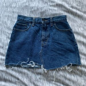 Aritzia Golden by TNA Denim Skirt -Size 0